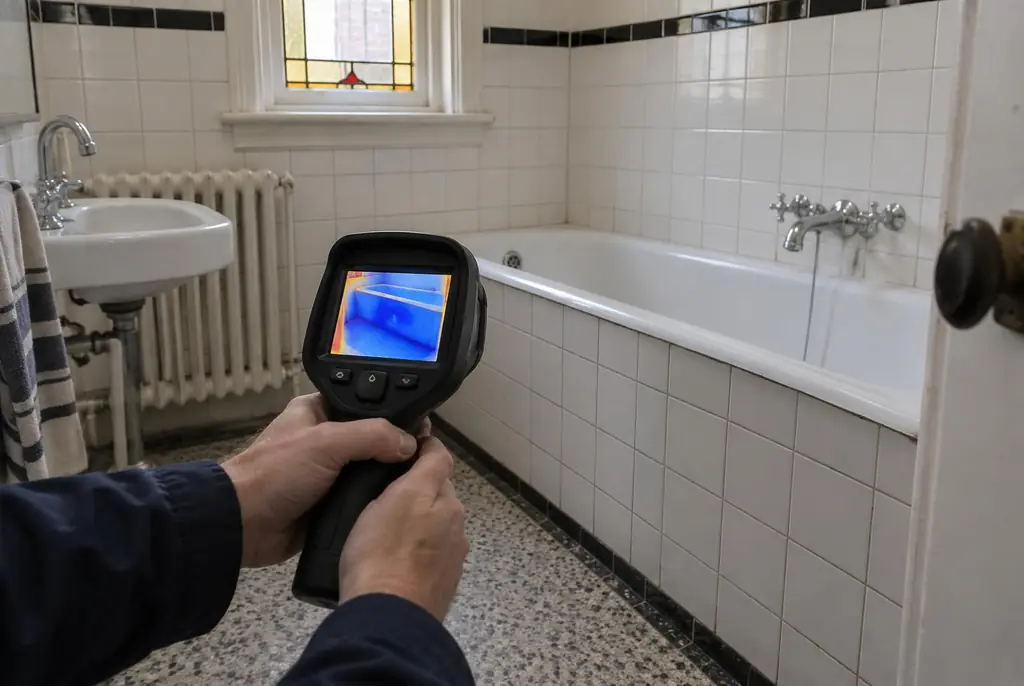 Lekdetectie Wijk bij Duurstede – onderzoek in een badkamer van een oudere woning