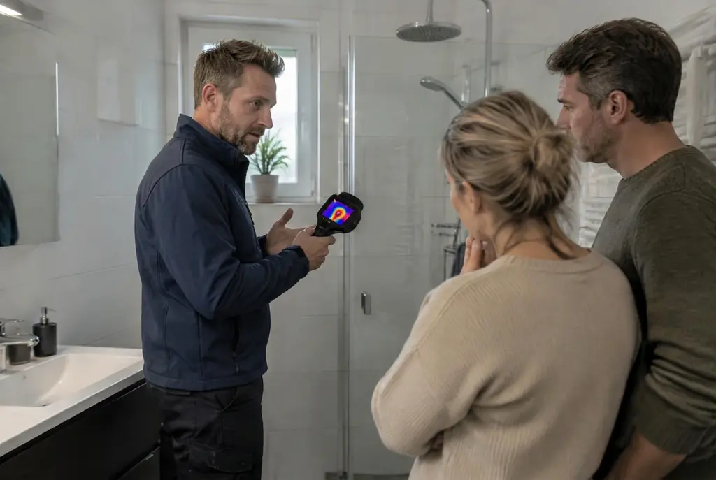 Lekdetectie Wijk bij Duurstede – specialist legt bevindingen uit aan bewoner